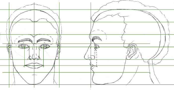 How to draw a portrait